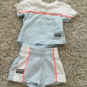 Adidas Shorts Tee Set